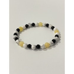 Pierres naturelles utilisées pour la création du bracelet Le Gentleman des Mers - Perles 6 mm.