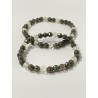 Pierres naturelles utilisées pour la création du bracelet Le Trésor des Mers.