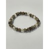Citrine, pyrite et quartz fumé composant le bracelet Le Trésor des Mers – Édition Pépite.