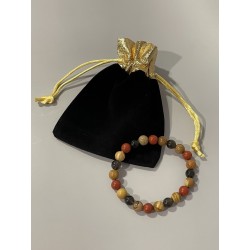 Le bracelet Le Gardien des Sables et son écrin.