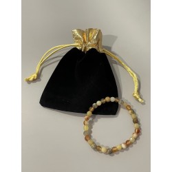 Le bracelet Les Encens Impériaux et son écrin.