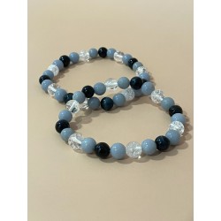 Bracelet Le Sculpteur de Glace porté au poignet – existe en 19 cm et 21 cm de longueur.