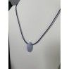 Cabochon calcédoine bleue
