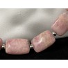 Bracelet rhodocrosite et argent