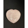 Galet cœur quartz rose