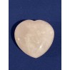 Galet cœur quartz rose