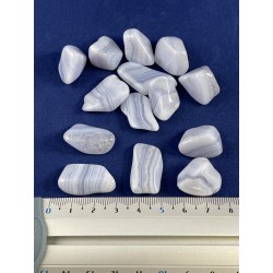 Agate blue lace polie