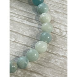 Bracelet amazonite bleue