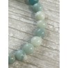 Bracelet amazonite bleue