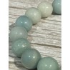 Bracelet amazonite bleue 10 mm