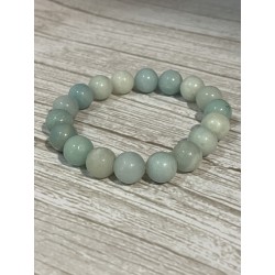 Bracelet amazonite bleue 10 mm