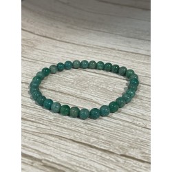 Bracelet amazonite verte