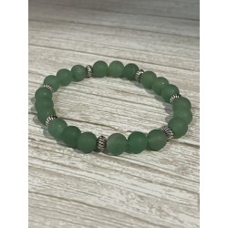 Bracelet aventurine verte...
