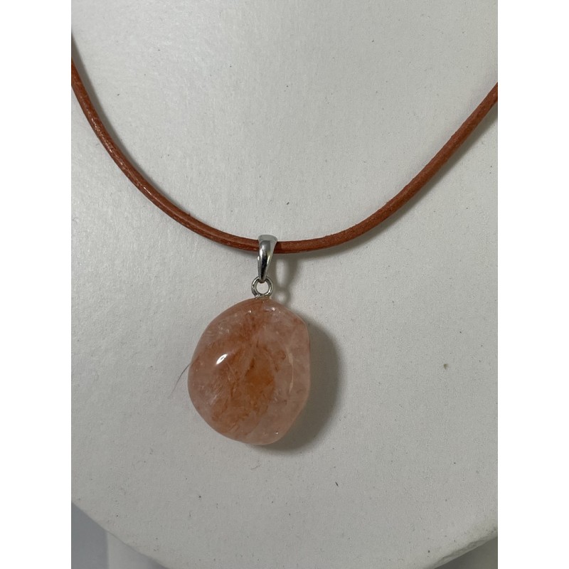 Pendentif en hématite quartz