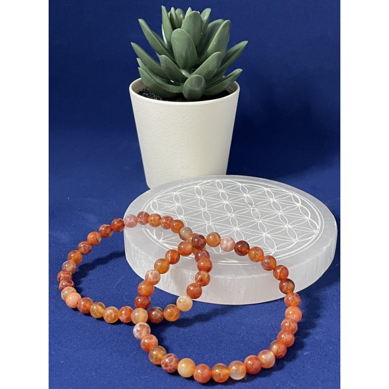 Bracelet en agate de feu