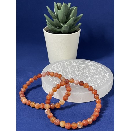 Bracelet en agate de feu