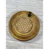 Porte encens bois Fleur de vie