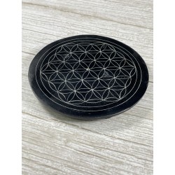 Porte encens rond Fleur de vie