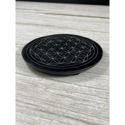Porte encens rond Fleur de vie