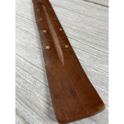 Porte encens bois allongé